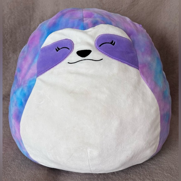 Kellytoy Squishmallow Justice Exclusive Sadie the Sloth Big Plush Toy Pillow 16” - Picture 1 of 13
